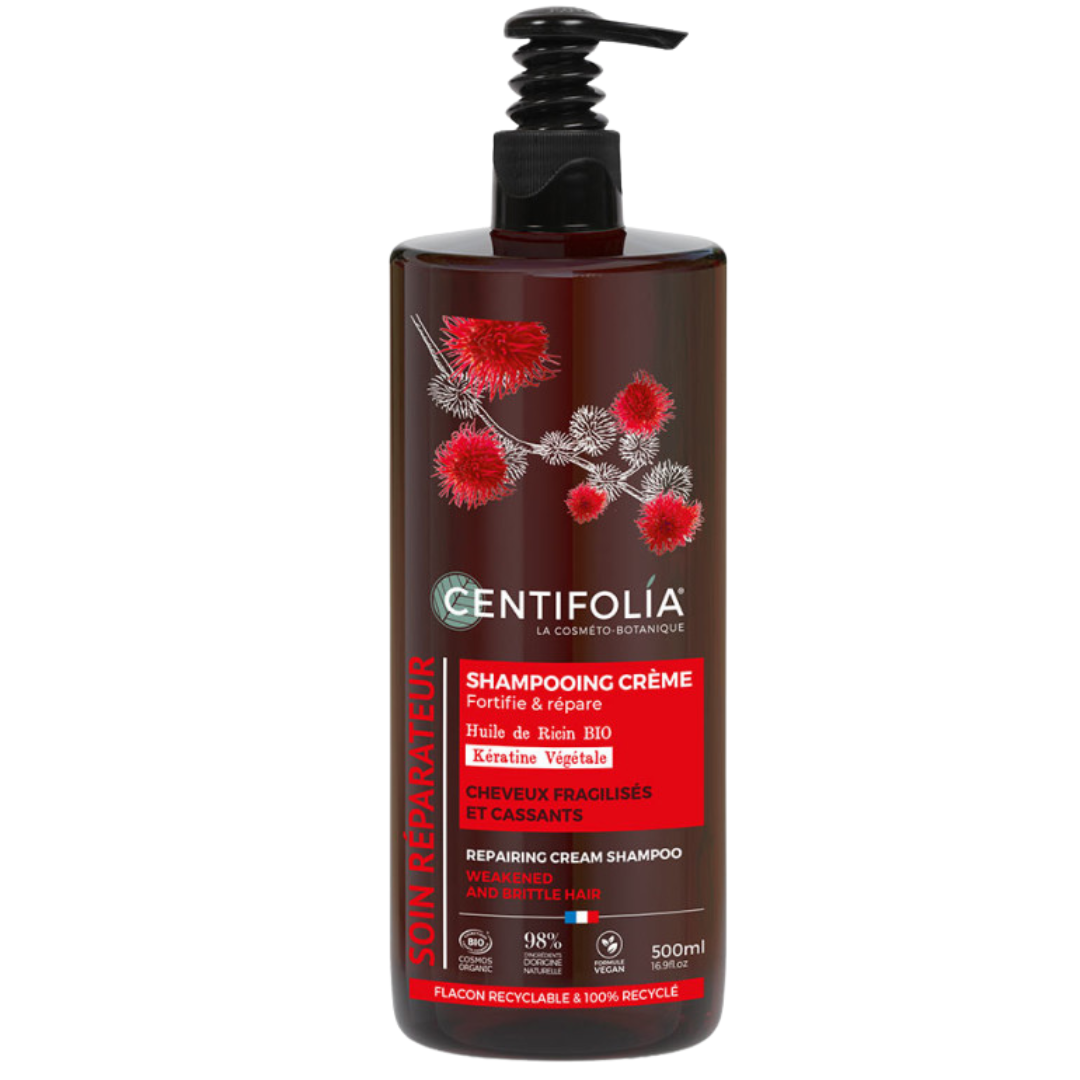 Centifolia-Shampo-keratine-Repare-500ml-1.png Centifolia Shampoing keratine & Repare 500ml – Image 1