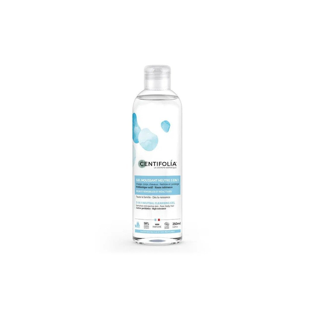 Centifolia-gel-moussant-neutre-3en1-prebiotics-250.jpg Centifolia Gel Moussant Neutre 3en1 Prebiotics 250ml – Image 1