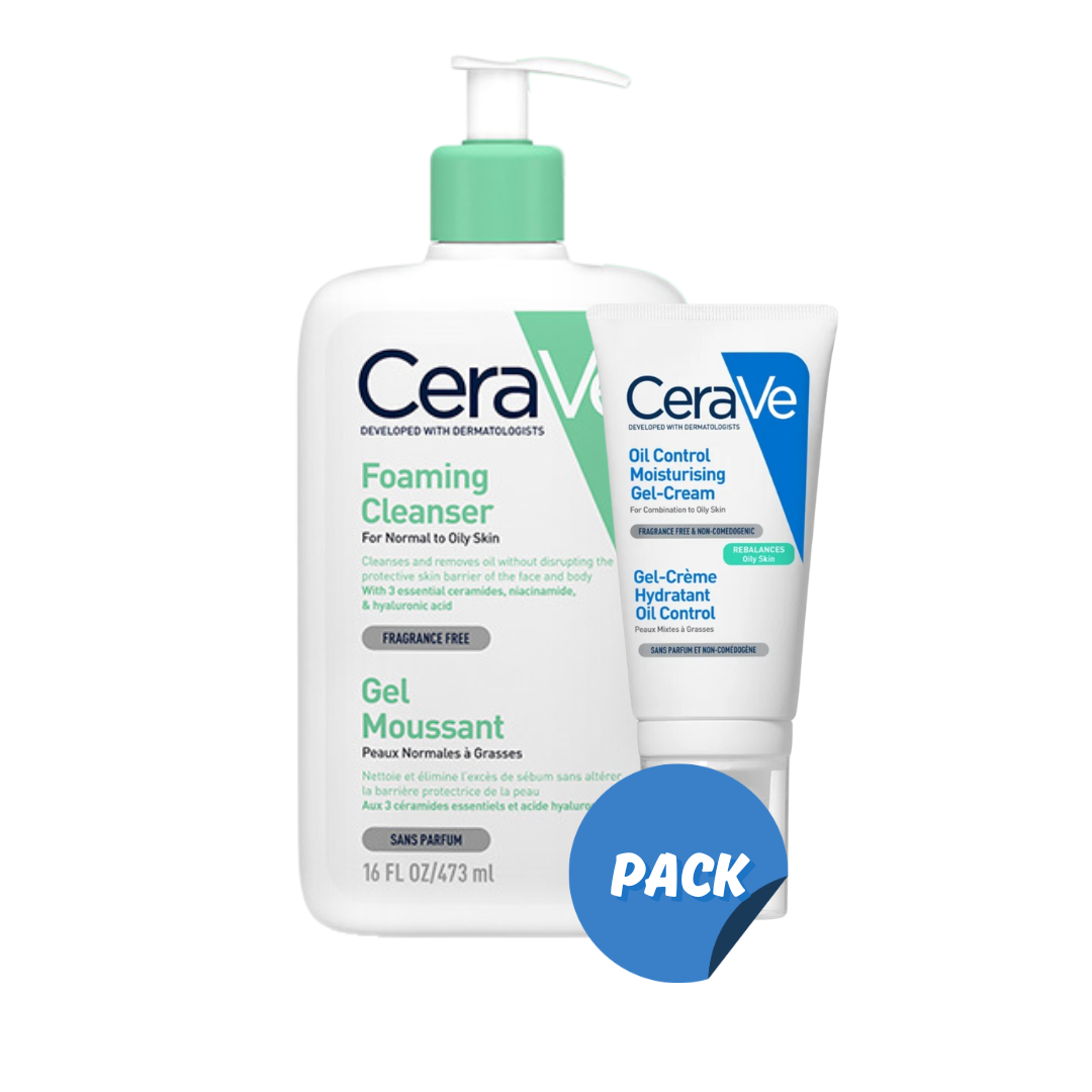 Cerave-Gel-Moussant-Peaux-Mixte-a-Grasse-473mlGel-Creme-Hydratant-Oil-Control-52ml-Pack.png Cerave Gel Moussant Peaux Mixte a Grasse 473ml+Gel Creme Hydratant Oil Control 52ml Pack – Image 1