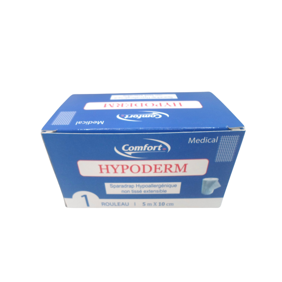 Comfort-sparadrap-Hypoderm-5m10cm-1-1.png Comfort Sparadrap Hypoderm 5m x 10cm – Image 1