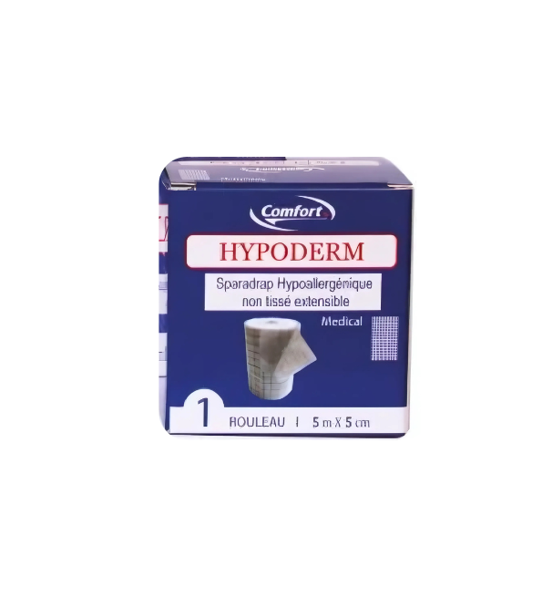 Comfort-sparadrap-Hypoderm-5m5cm-1.png Comfort Sparadrap Hypoderm 5mx5cm – Image 1