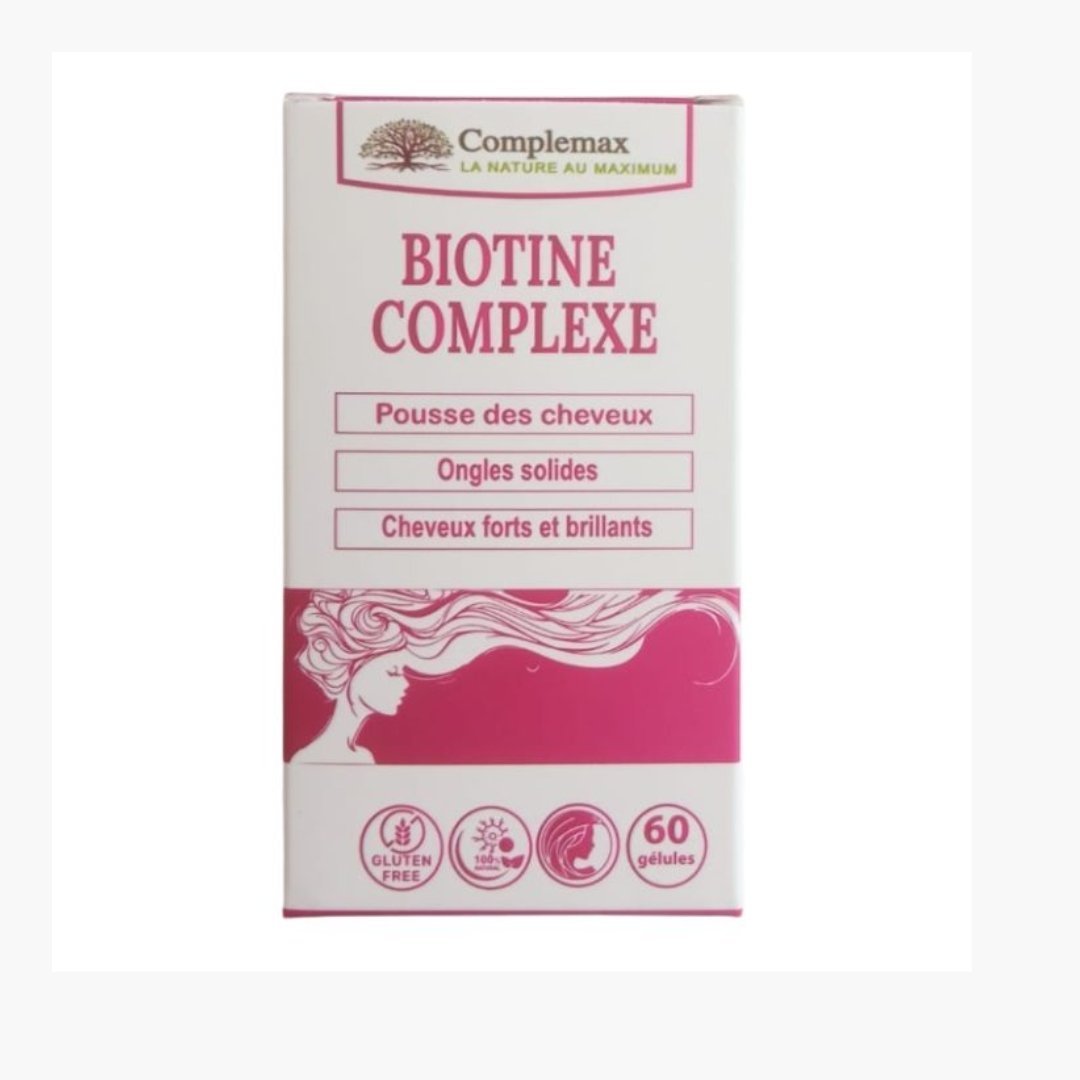 Complemax-Biotine-complexe-60-gelules-1.jpg Complemax Biotine Complexe 60 Gelules – Image 1