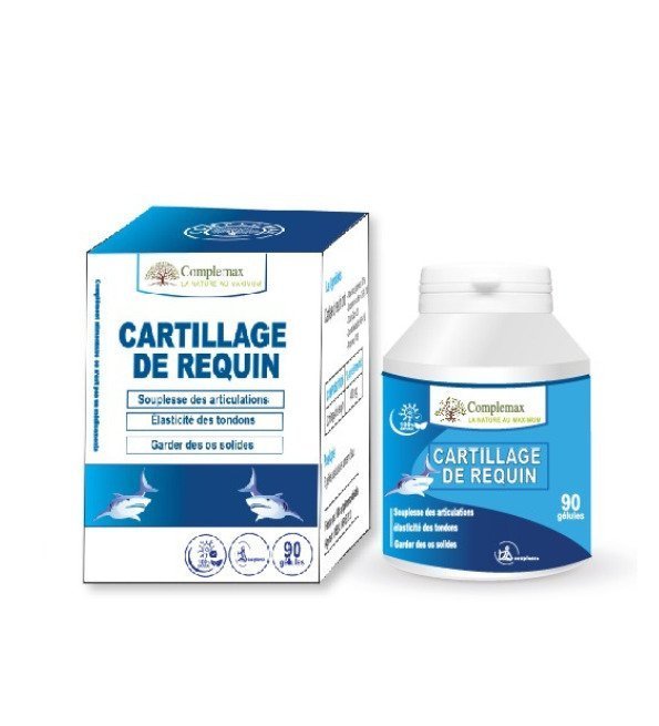 Complemax-cartillage-de-requin-400mg-90-gelules.jpg Complemax Cartillage De Requin 400mg 90 Gelules – Image 1