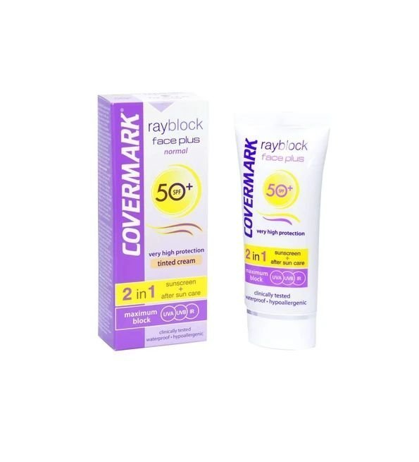 Covermark-rayblock-face-plus-Teinte-Normal-spf30-50ml-1.jpg Covermark rayblock face plus Teinte Normal spf30 50ml – Image 1