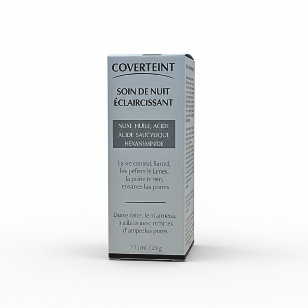 Coverteint-Soin-de-nuit-Eclaircissant-30ml.png Coverteint Soin De Nuit Eclaircissant 30ml – Image 1