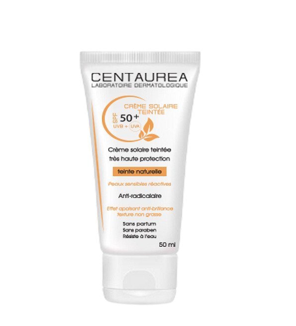 Creme-solaire-teinte.jpg CENTAUREA Crème Solaire Teinté Spf50+ – Image 1