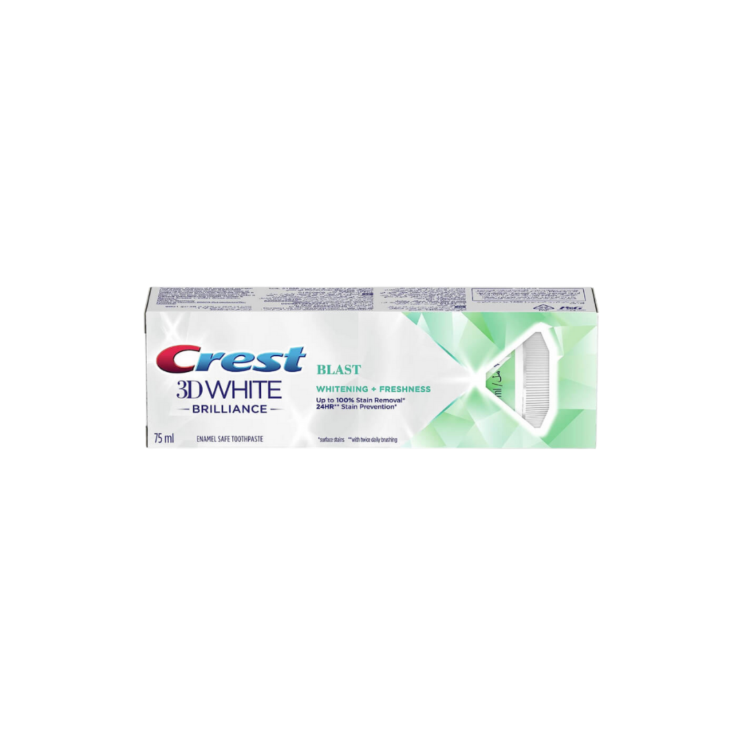 Crest-3D-white-dent-Freshness-Blast-75ml.png Crest 3D White Dent Freshness Blast 75ml – Image 1