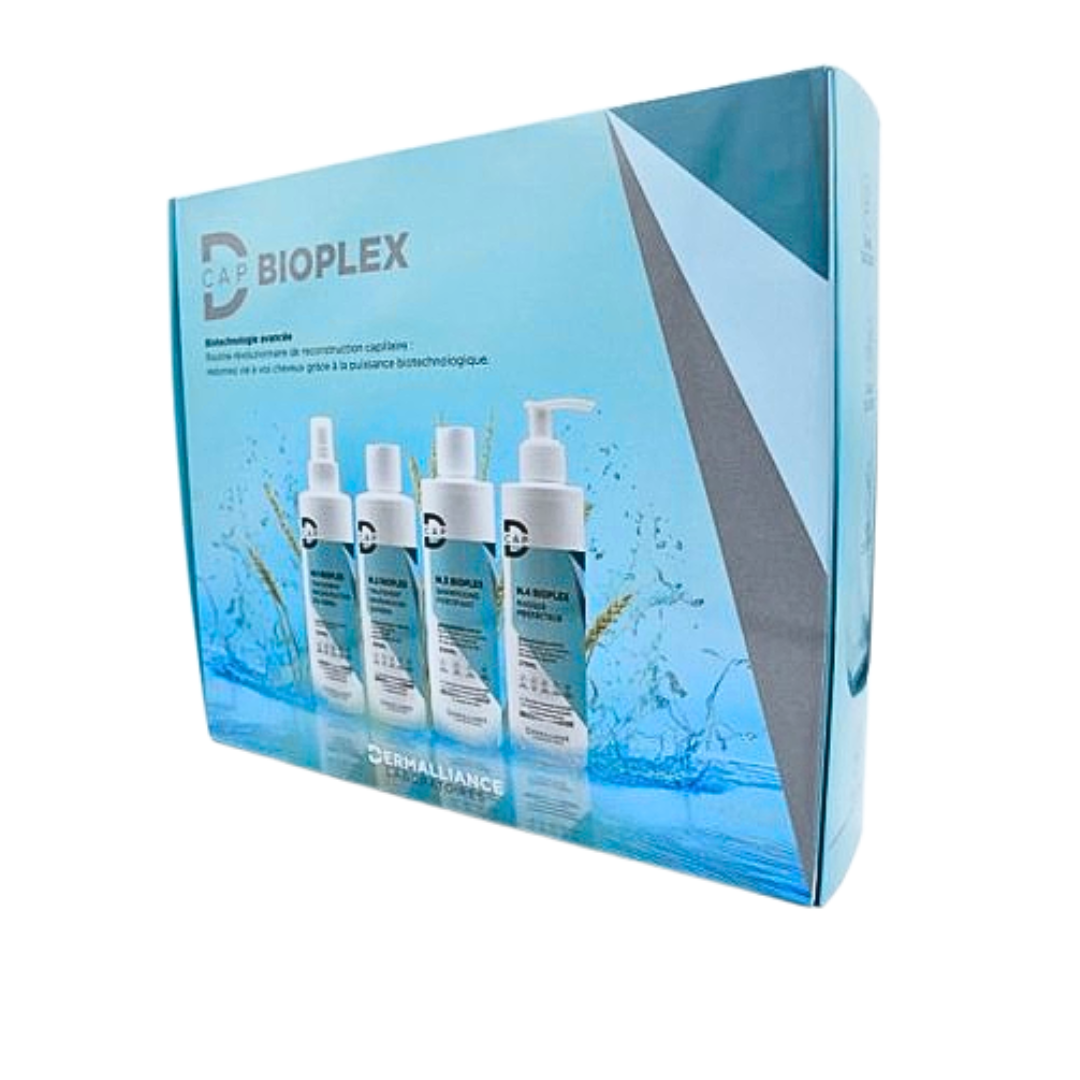 D-CAP-Bioplex-Coffret-Trait-FibreTrait-SupremeShampoing-FortiMasque.png D-CAP Bioplex Coffret Traitement Fibre+Traitement Supreme+Shampoing Forti+Masque – Image 1