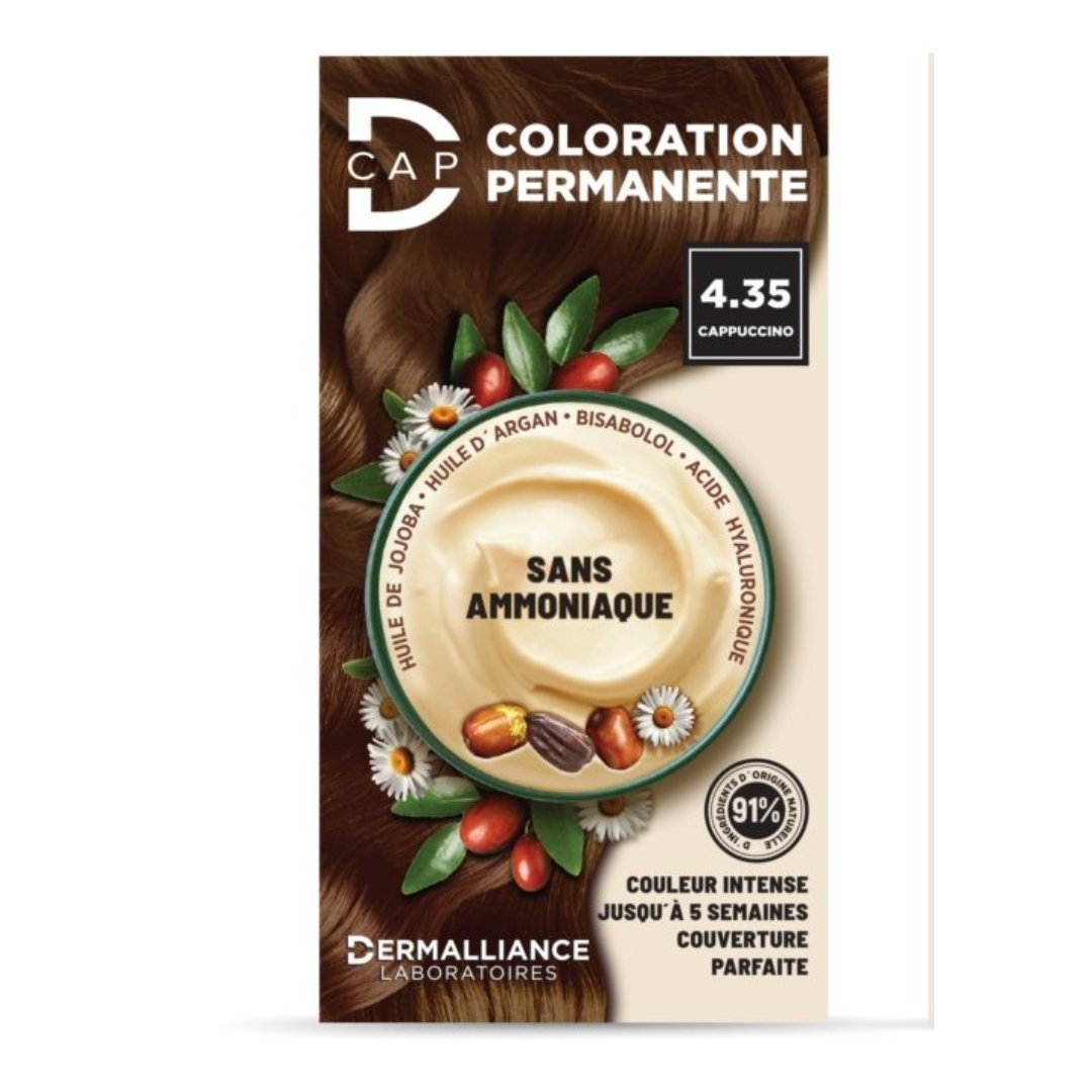 D-CAP-coloration-N°4.35-cappuccino-1.jpg D-CAP Coloration N°4.35 Cappuccino – Image 1