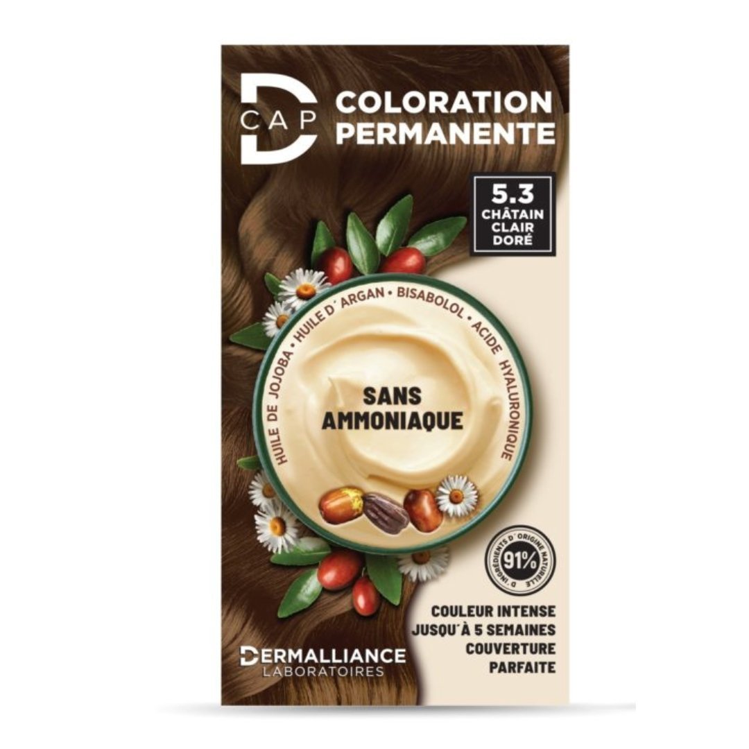 D-CAP-coloration-N°5.3-chatain-clair-dore-1.jpg D-CAP Coloration N°5.3 Chatain Clair Dore – Image 1