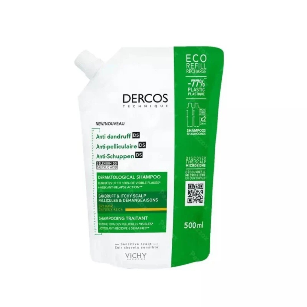 DERCOS-TECHNIQUE-ECO-RECHARGE-SHAMPOOING-ANTIPELLICULAIRE-DS-–-CHEVEUX-NORMAUX-A-SEC-1.jpg VICHY DERCOS TECHNIQUE ECO-RECHARGE SHAMPOOING ANTIPELLICULAIRE DS – CHEVEUX NORMAUX A SEC – Image 1