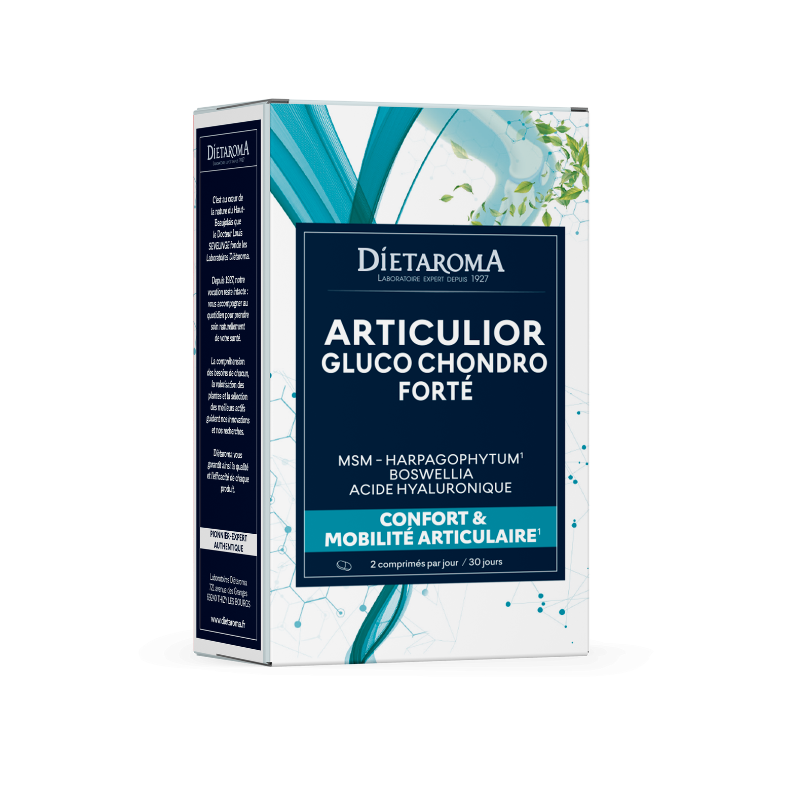 DIETAROMA-ARTICULIOR-GLUCO-CHONDRO-FORTE-60-comprimes.png DIETAROMA ARTICULIOR GLUCO CHONDRO FORTE 60 Comprimés – Image 1