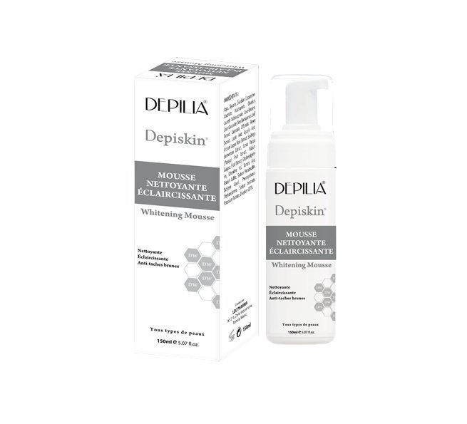 Depilia-depiskin-Mousse-Eclaircissant-150ml-1.jpg Depilia depiskin Mousse Eclaircissant 150ml – Image 1