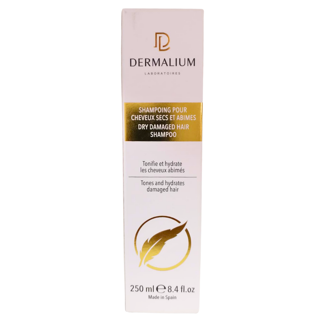 Dermalium-shamp-pour-chvx-secs-abimes-250ml-1-1.png Dermalium Shampoing pour Cheveux Secs & Abimes 250ml – Image 1