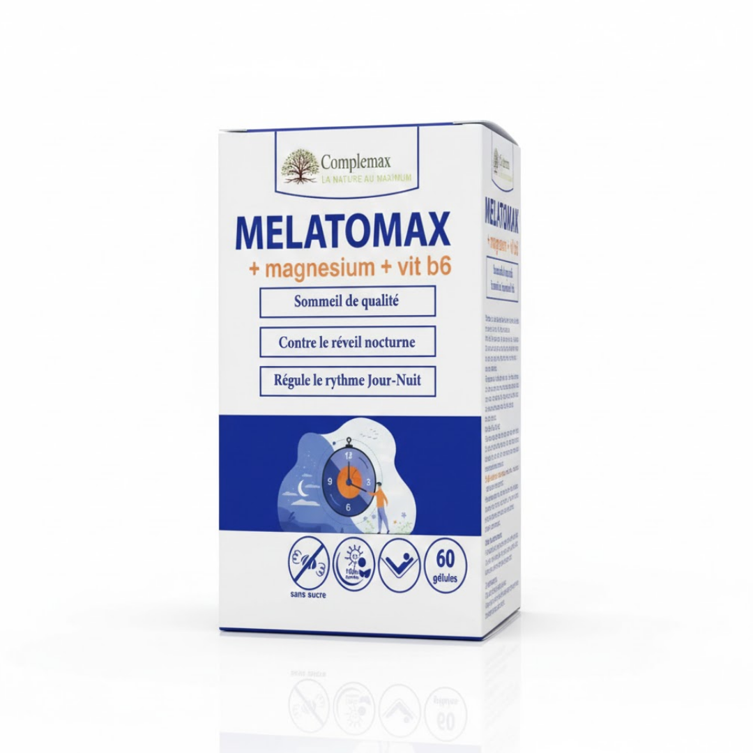 Dermocare-Ecran-FluideCreme-GommanteGel-Nett-200ml-pack-1.png Complemax Melatomax Magnesium+Vitamine B6 60 Gelule – Image 1