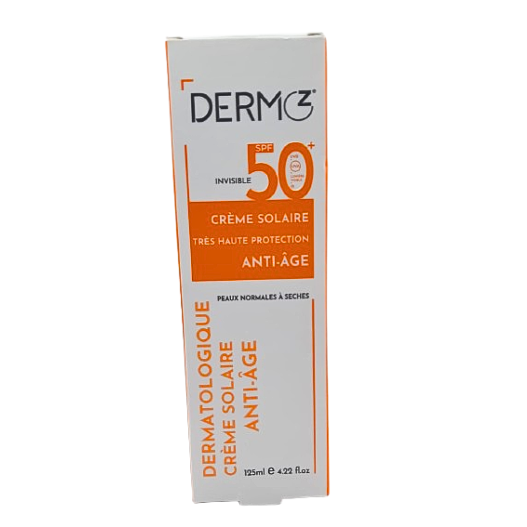 Dermoz-Creme-Solaire-Invisible-spf50-125ml-1.png Dermoz Creme Solaire Invisible Spf50+ 125ml – Image 1