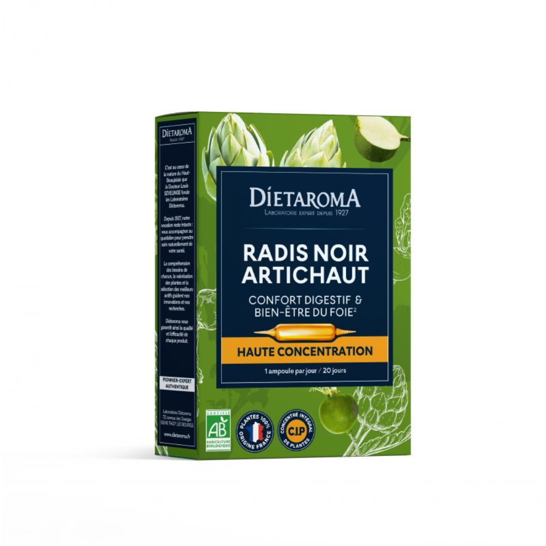 Dietaroma-Radis-Noir-Artichaut-20-Ampoules10ml.png Dietaroma Radis Noir Artichaut 20 Ampoules*10ml – Image 1