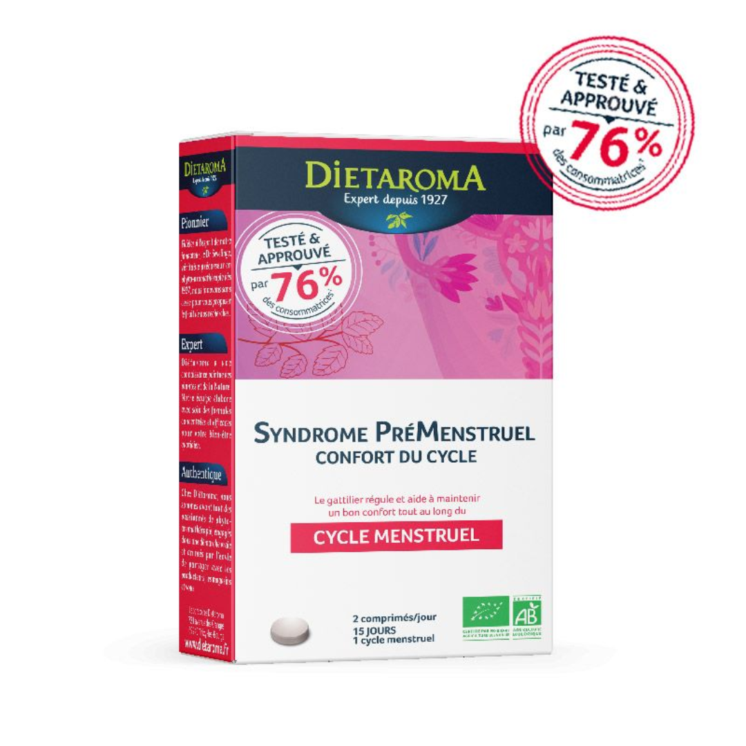 Dietaroma-Syndrome-Premensutruel-30cps-1-1.png Dietaroma Syndrome Premensutruel 30 Comprimés – Image 1