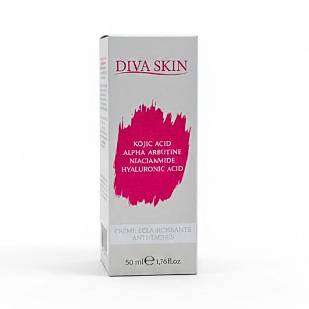 Diva-Skin-Creme-Depigmentante-Anti-Tache-50ml.png Diva Skin Creme Depigmentante Anti-Tache 50ml – Image 1