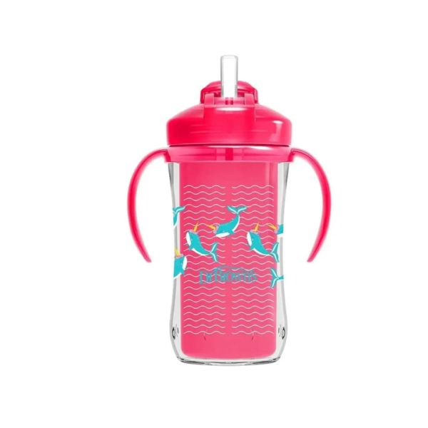 Dr Brown&rsquo;s Gobelet Isotherm Rose 300ml +12m