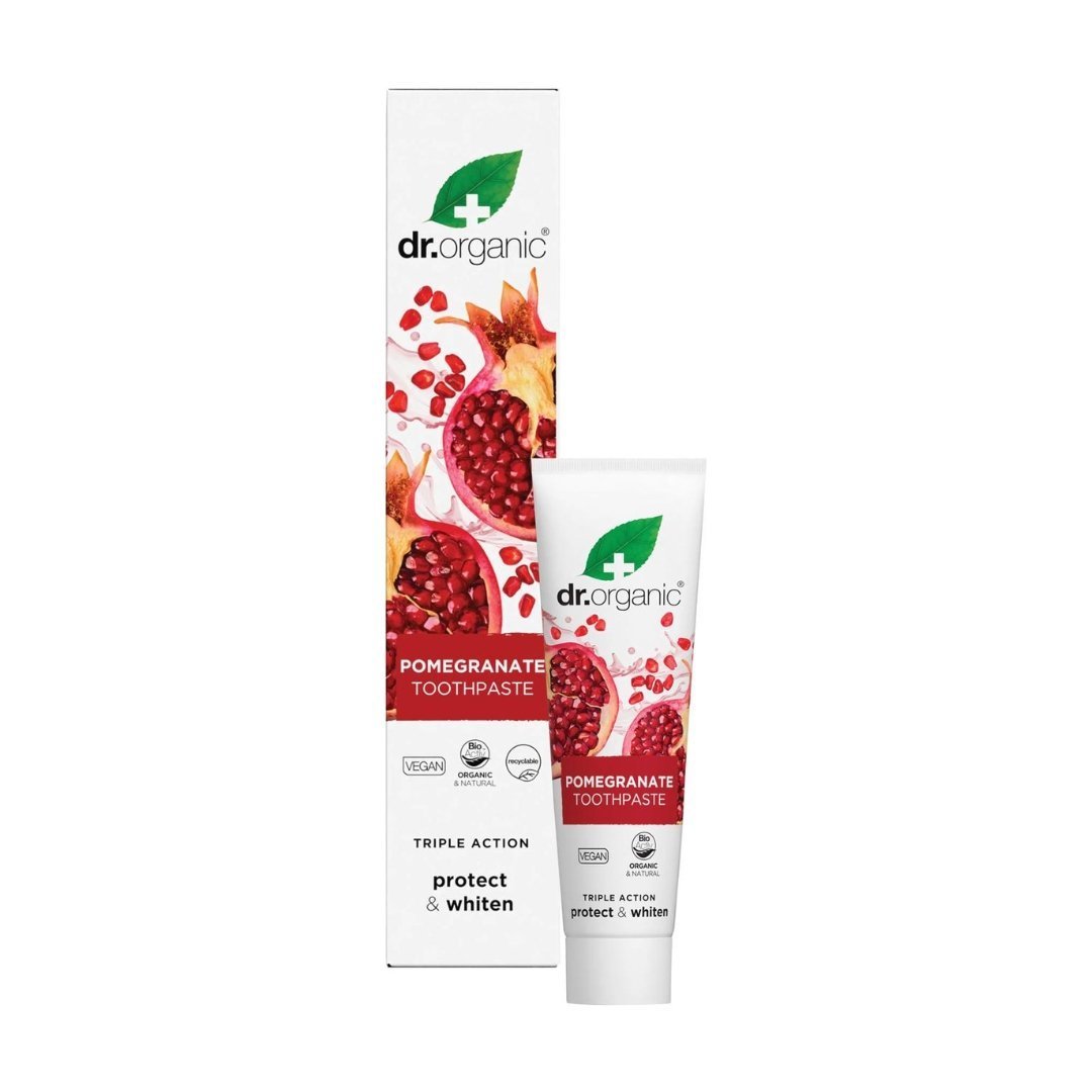 Dr-Organic-Dentifrice-a-la-Grenade-100Ml.jpg Dr Organic Dentifrice à la Grenade 100Ml – Image 1