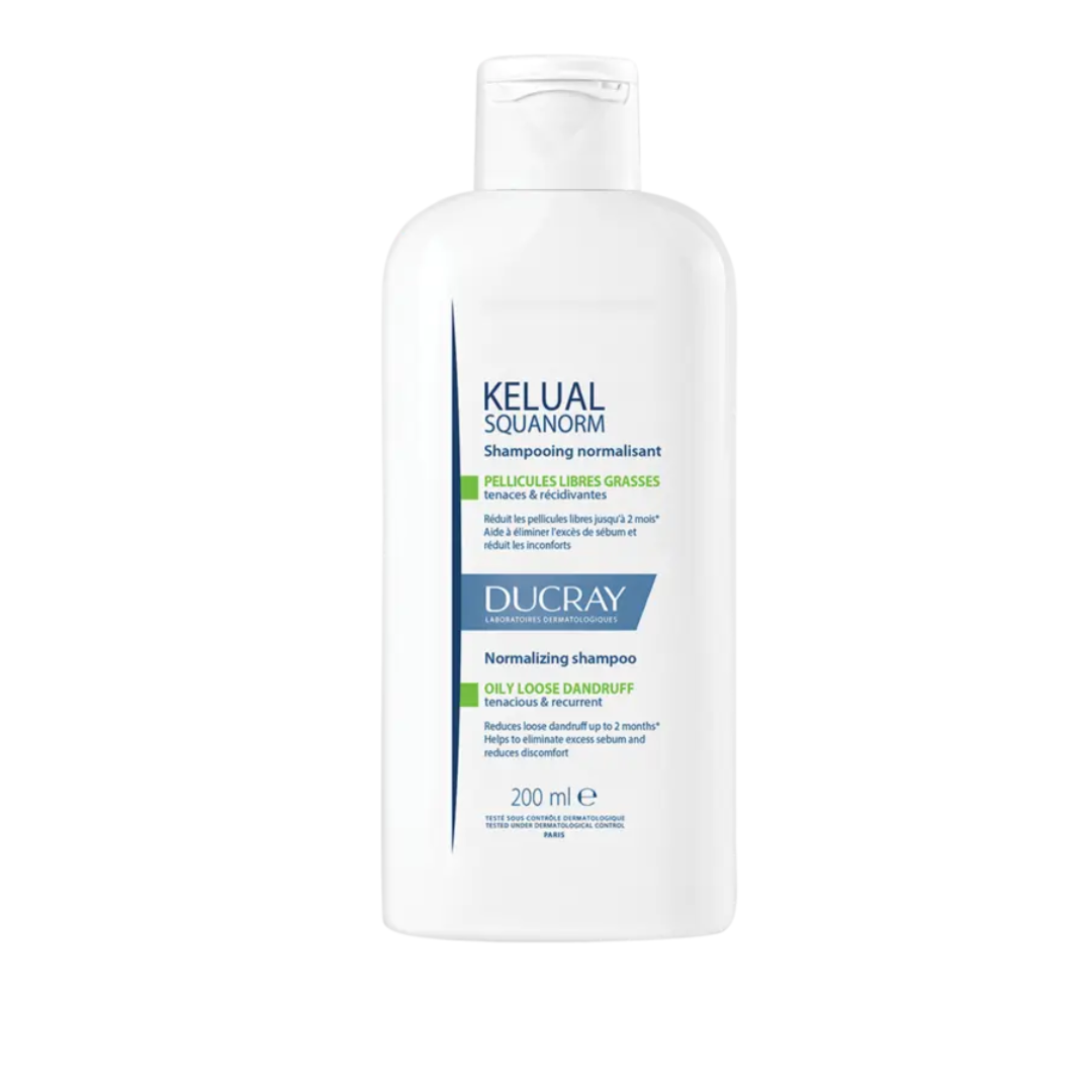 Duc-Kelual-Squanorm-Shamp-Traitant-Pellicules-Gras-200ml.png Ducray Kelual Squanorm Shampooing Normalisant Pellicules Grasse 200ml – Image 1