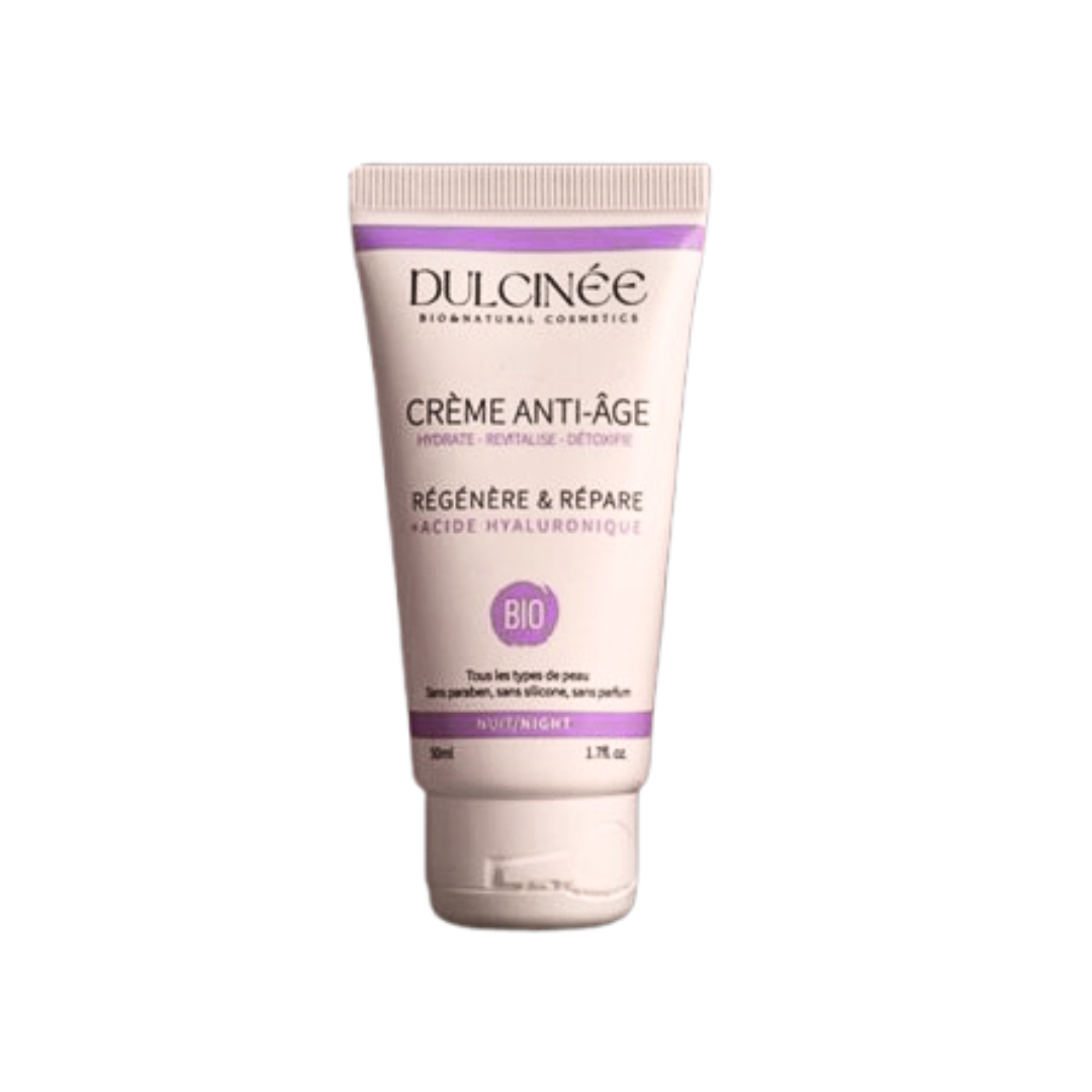 Dulcinee-Creme-de-Nuit-Anti-Age-Bio-50ml.png Dulcinee Creme De Nuit Anti-Age Bio 50ml – Image 1