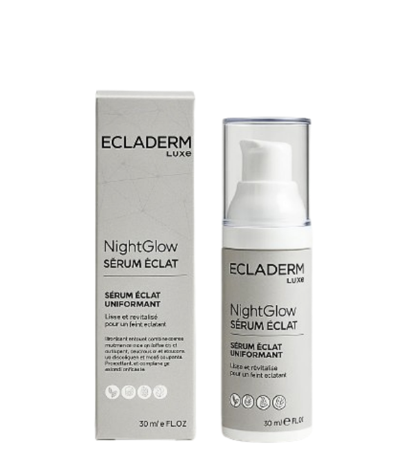 Ecladerm-Night-Glow-Serum-Eclat-Eclaircissant-30ml-1.png Ecladerm Night Glow Serum Eclat Eclaircissant 30ml – Image 1