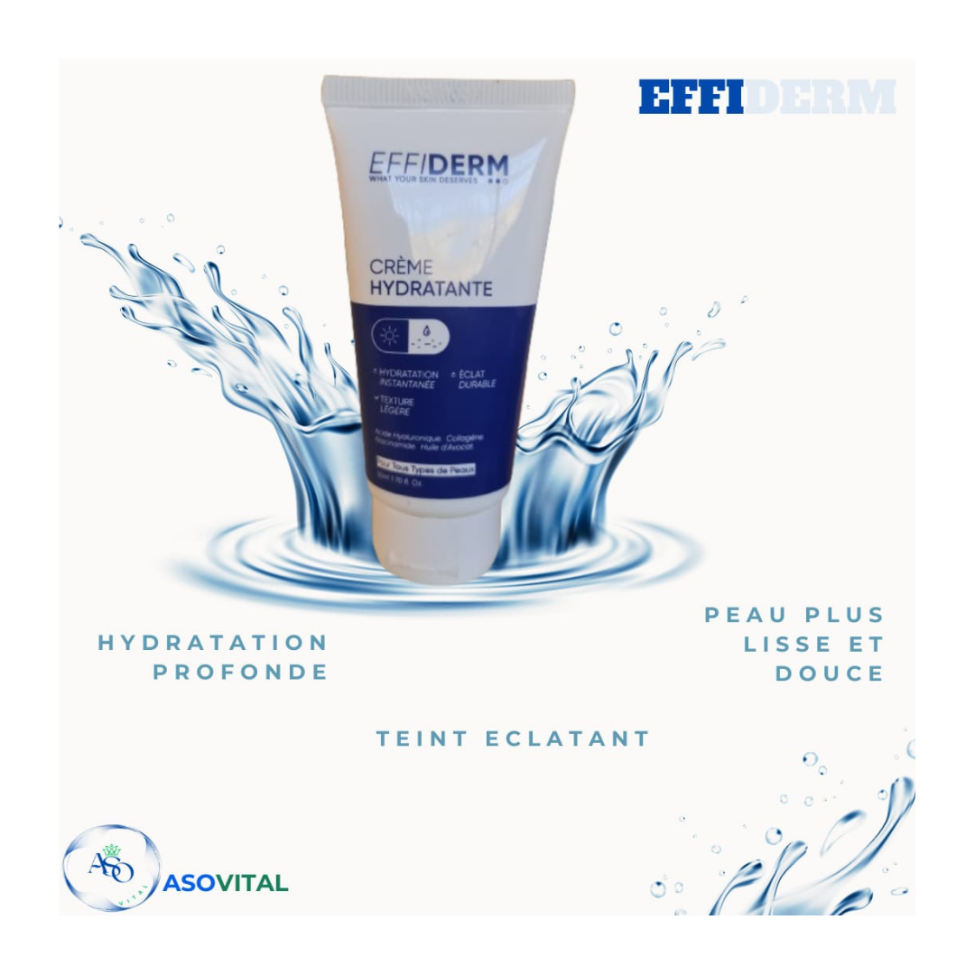 Effiderm-Creme-Hydratante-50ml.png Effiderm Creme Hydratante 50ml – Image 1