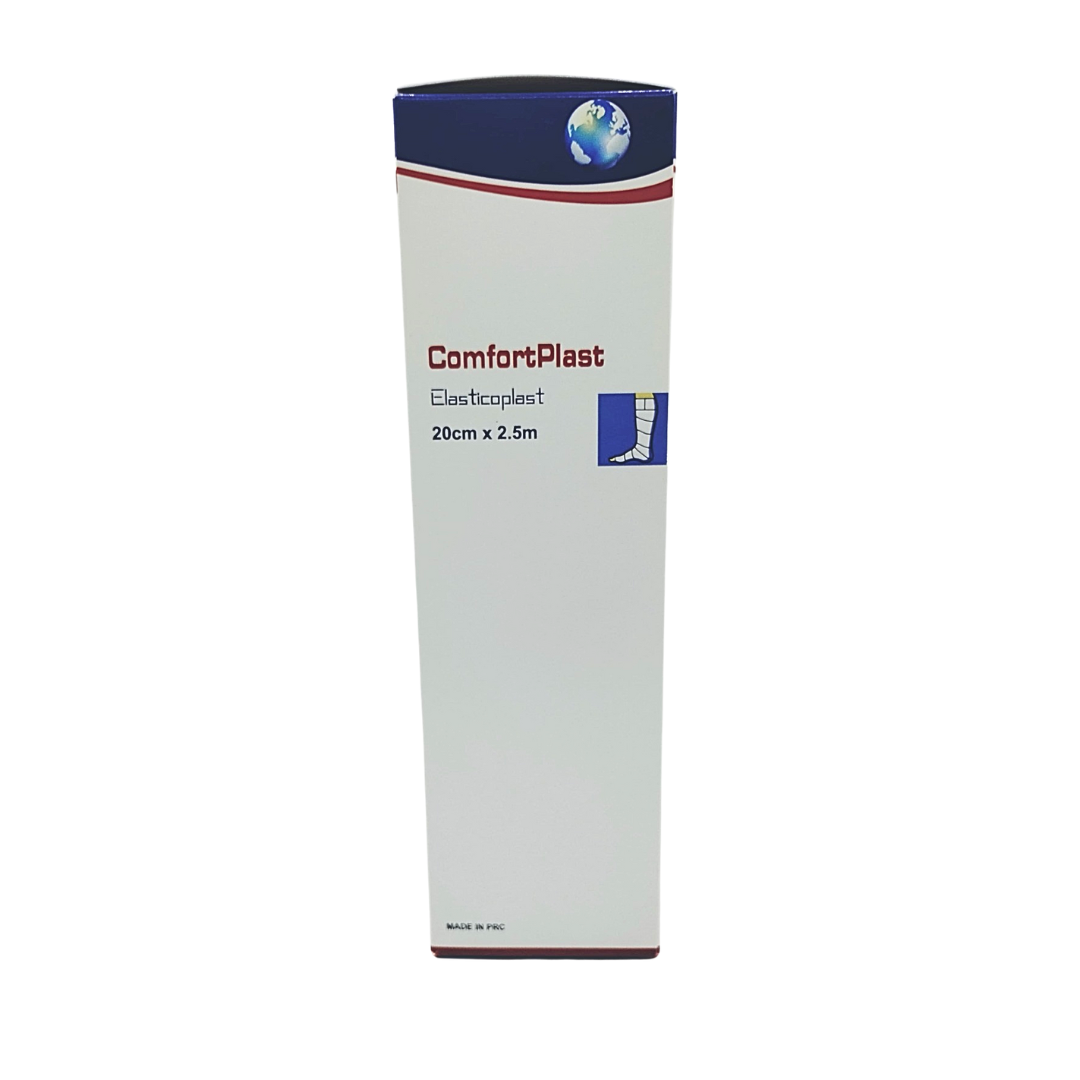 Elasticoplast-bande-adhesif-elastique-20cm2.5m-2.png Comfort Elasticoplast Bande Adhesif Elastique 20cm x 2.5m – Image 1