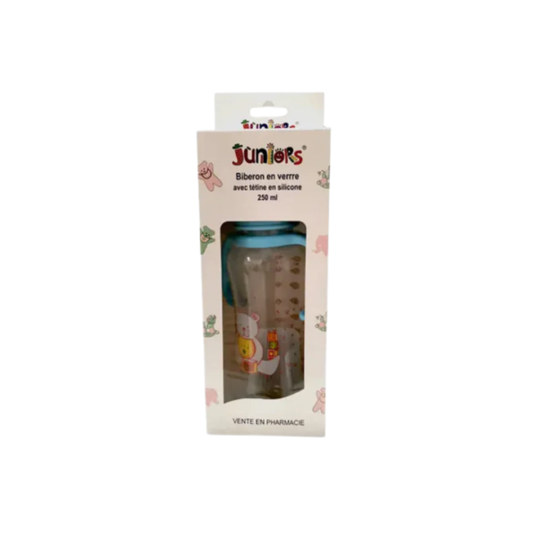 Juniors biberon en verre simple 240ml