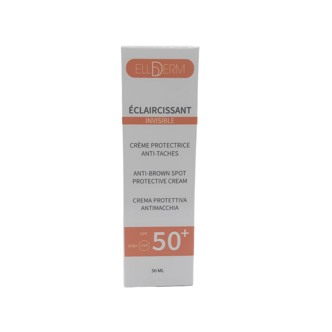 Ellderm-Ecran-Invisible-Creme-Protectrice-spf50-50ml.png Ellderm Ecran Invisible Creme Protectrice Spf50 50ml – Image 1