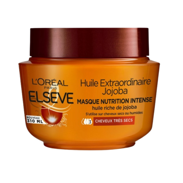 L&rsquo;Oreal Paris Elseve Huile Extrao. Jojoba masque Nutrition intense 300ml