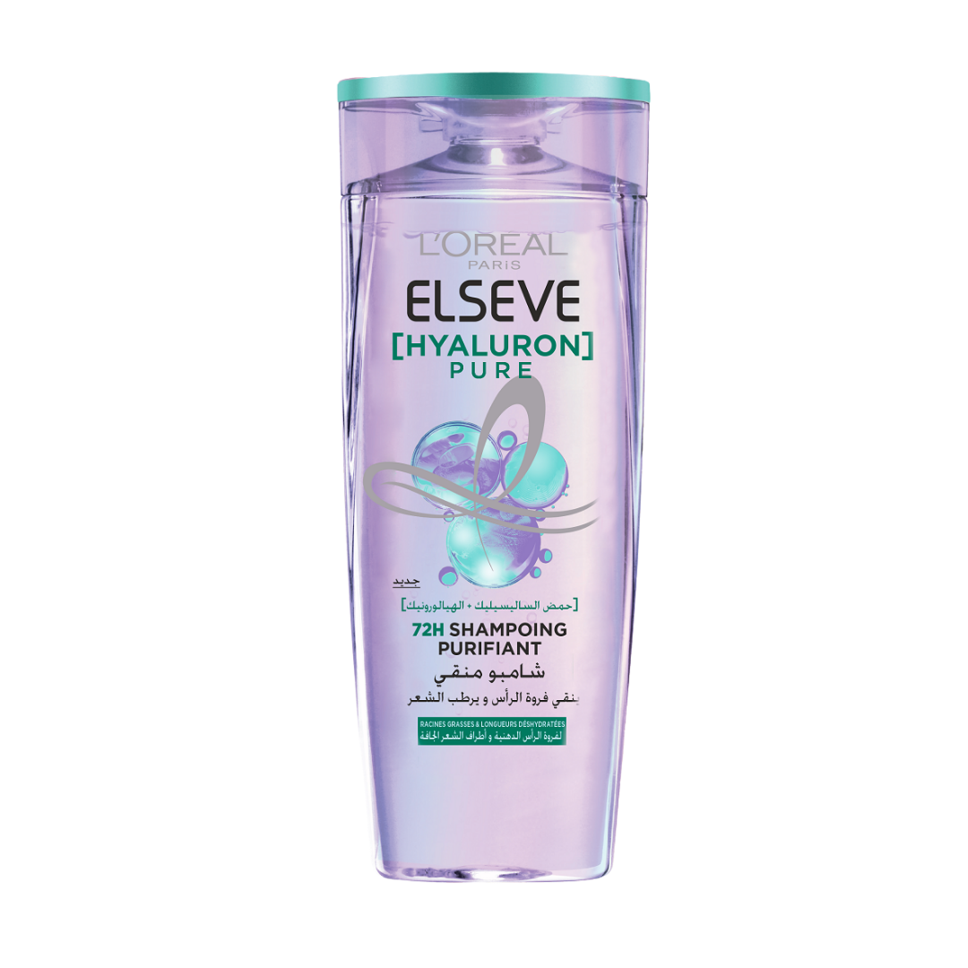 Elseve-Hyaluron-Pure-shamp-Purifiant-400ml-1.png L’Oreal Paris Elseve Hyaluron Pure shamp Purifiant 200ml – Image 1