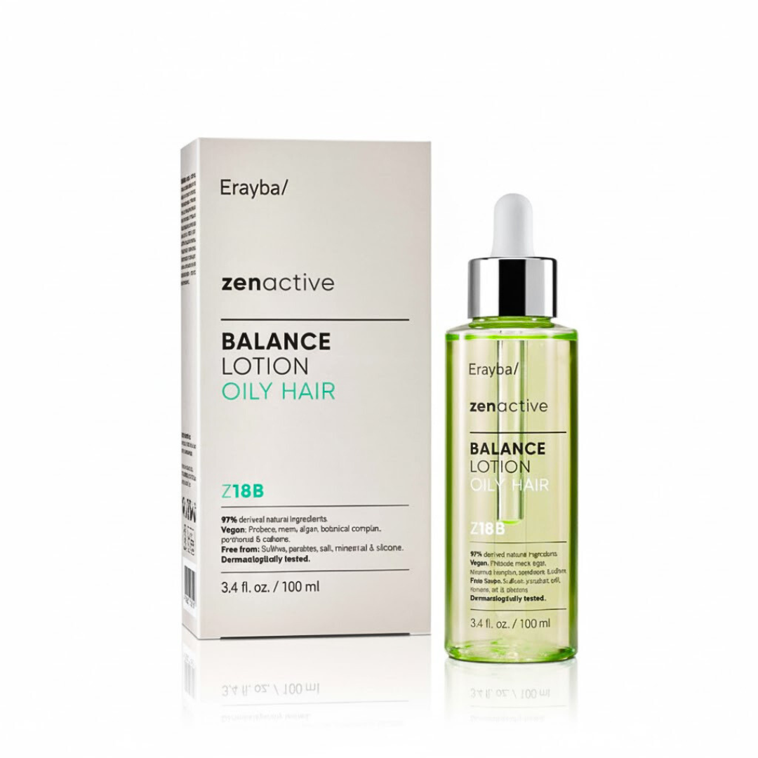 Erayba-Zenactive-Balance-Lotion-Oily-Hair-Z18B-100ml.png Erayba Zenactive Balance Lotion Oily Hair Z18B 100ml – Image 1