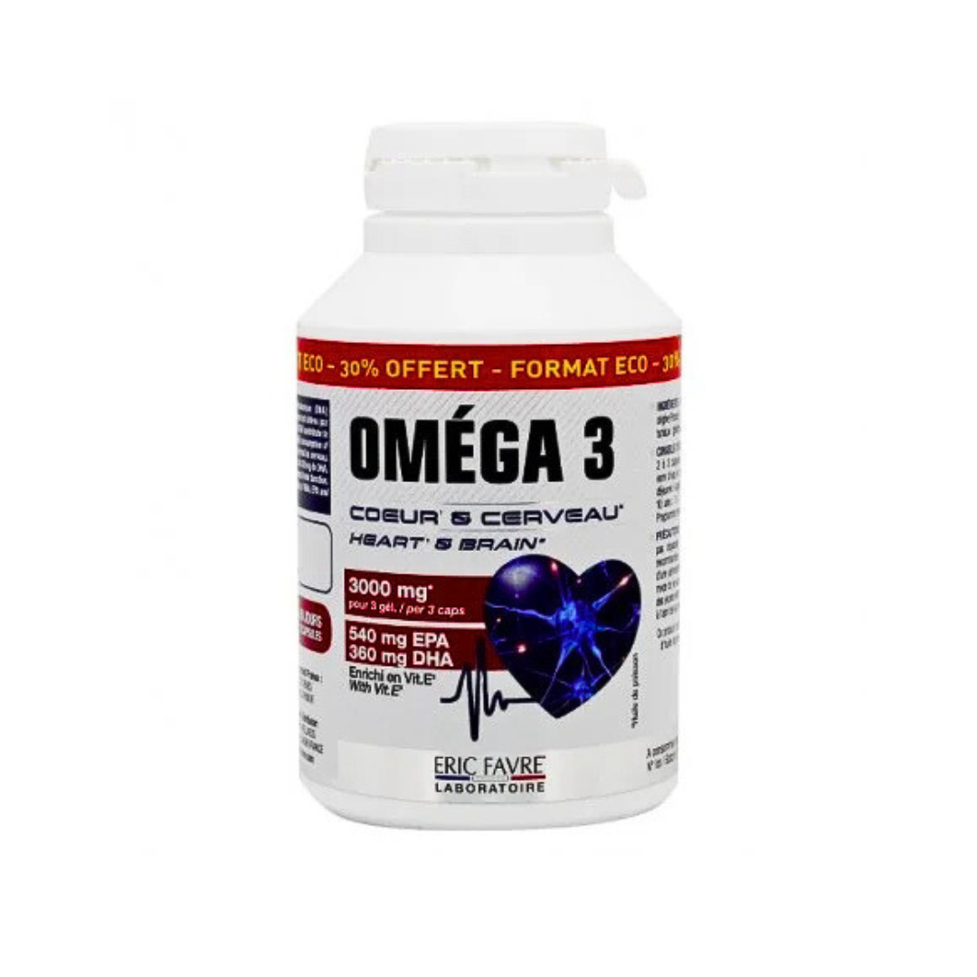 Eric-Favre-Omega-3-3000mg-120gelules.png Eric Favre Omega 3 3000mg 120 Gelules – Image 1