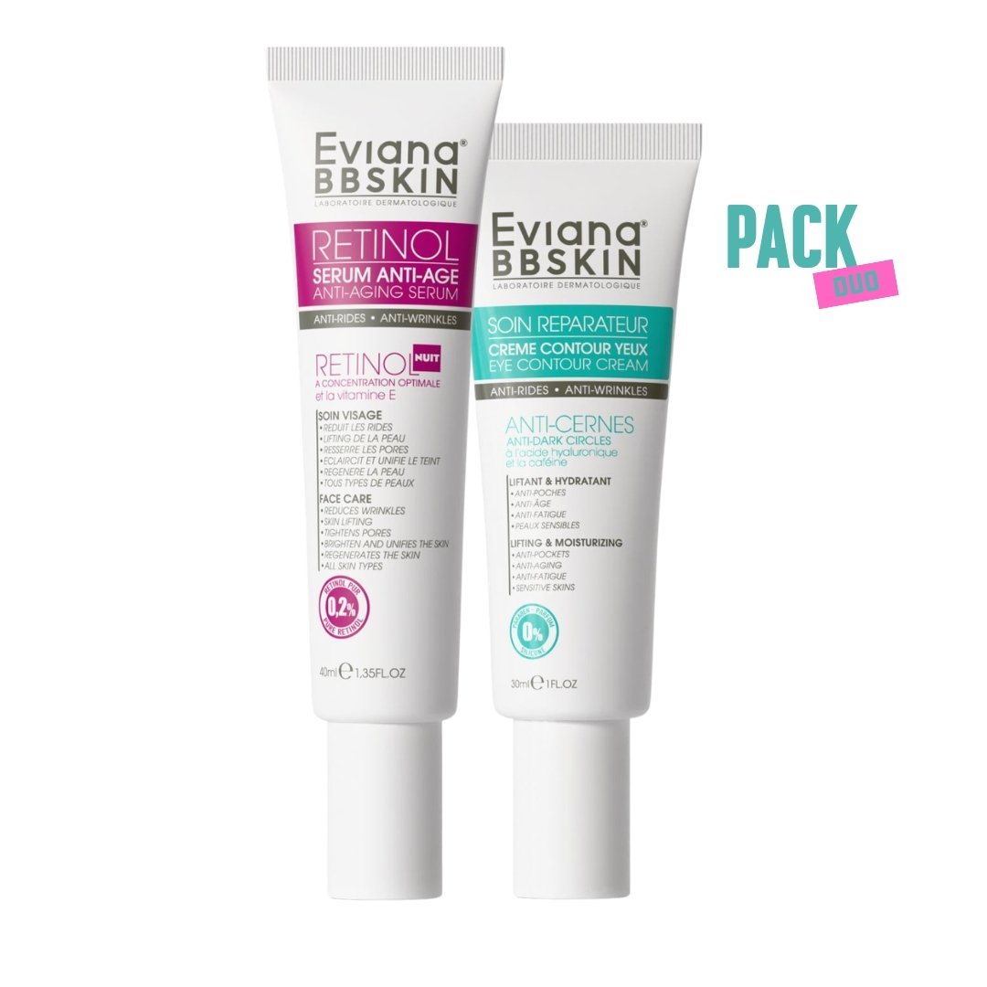 Eviana-Retinol-40mlAnti-Cernes-30ml-Pack.jpg Eviana Retinol 40ml+Anti-Cernes 30ml Pack – Image 1