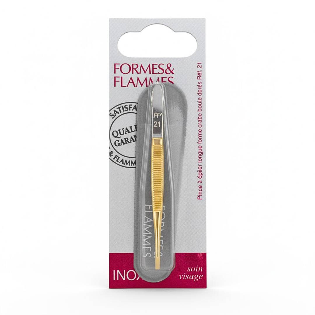 FF-Pince-a-Epiler-Acier-Forge-Chrome-Mors-Etroits-Carres-8cm-Ref10.png Formes&Flammes Pince A Epiler Acier Forge Chrome Mors Etroits Carres 8cm Refrence 10 – Image 1