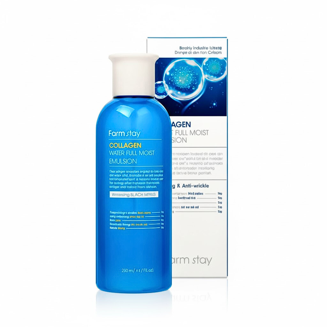 Farmstay-Collagen-Water-Full-Moist-Emulsion-200ml.png Farmstay Collagen Water Full Moist Emulsion 200ml – Image 1