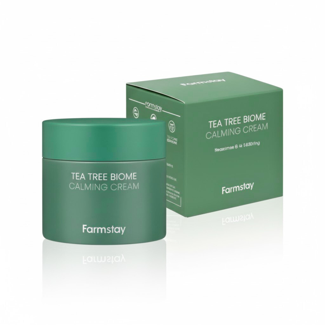 Farmstay-Tea-Tree-Biome-Calming-Cream-80ml.png Farmstay Tea Tree Biome Calming Cream 80ml – Image 1