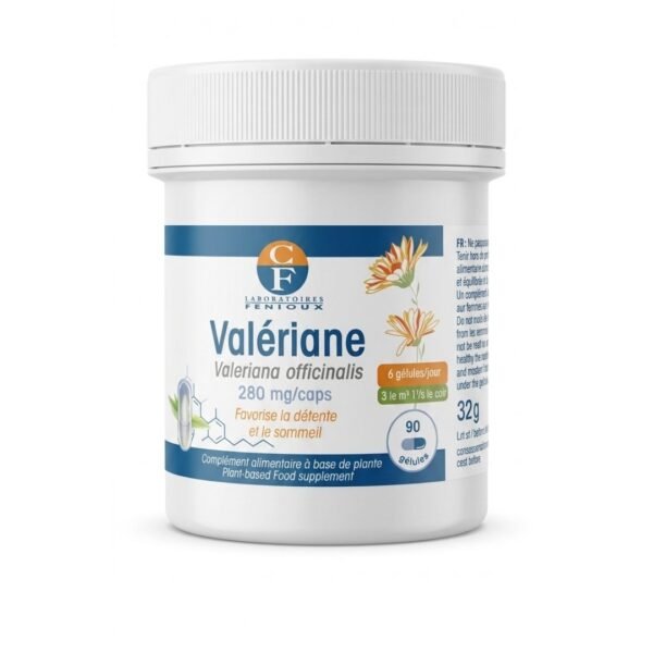 Fenioux Valériane – 90 Gélules – 280 mg