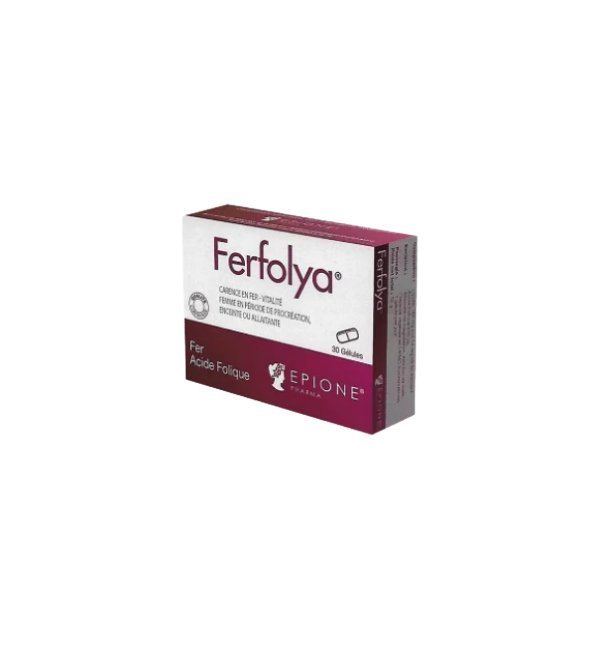 Ferfolya-Fer-acide-folique-30-gelules-1.jpg Ferfolya Fer acide folique 30 gelules – Image 1