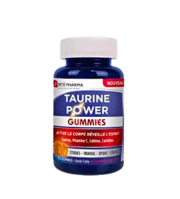 Forte-Pharma-Taurine-Power-Gummies-Gout-Cola-60gommes.png Forte Pharma Taurine Power Gummies Gout Cola 60gommes – Image 1