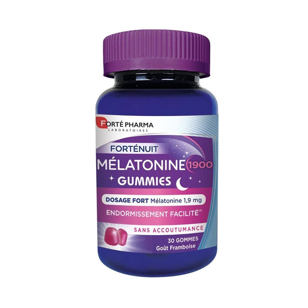 Forte-pharma-Melatonine-30-Gommes-1.jpg Forte Pharma Melatonine 1.9 mg 30 Gommes – Image 1