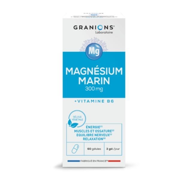 GRANIONS – Magnésium Marin 300 mg B60 gélules