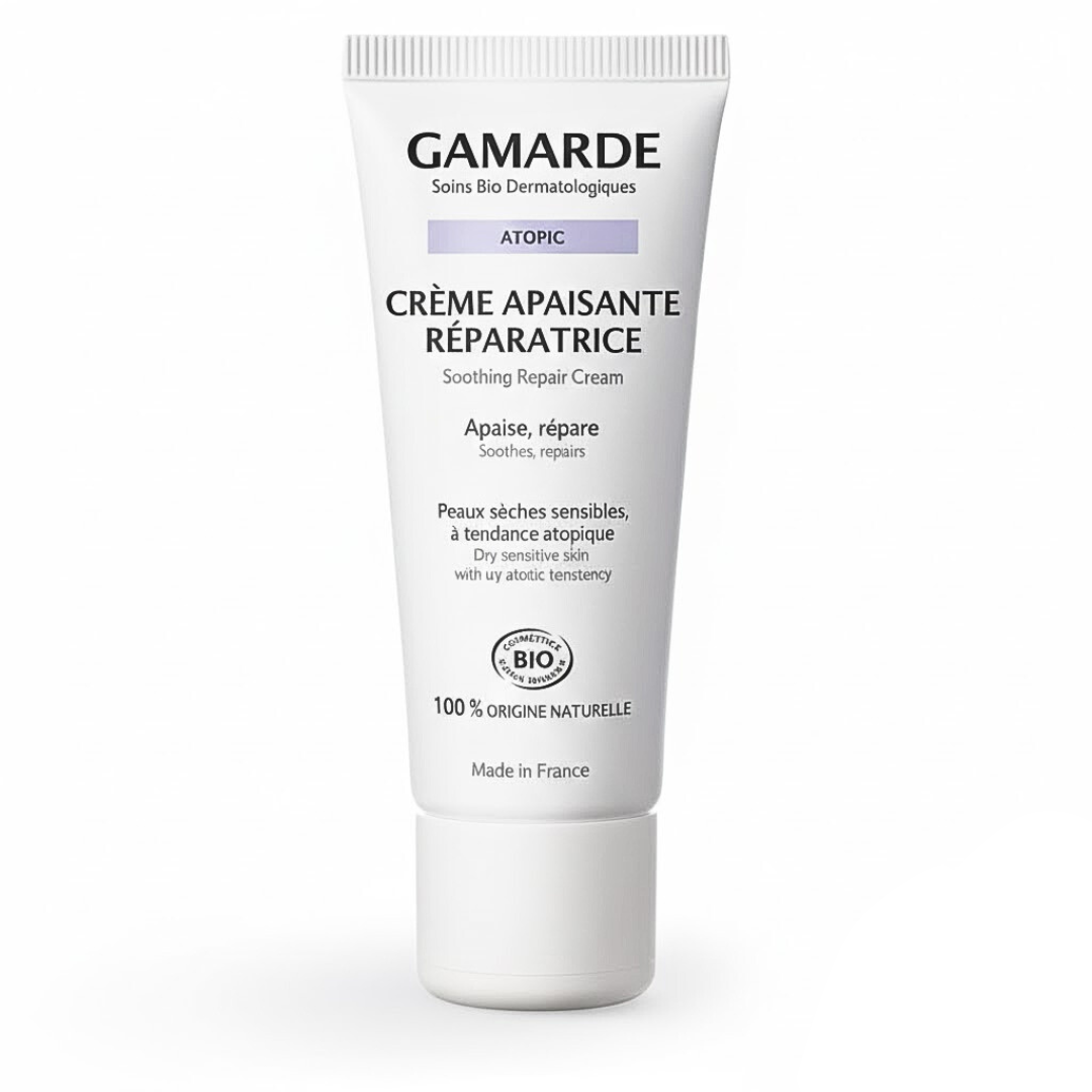 Gamarde-Atopic-Creme-Apaisante-Reparatrice-Ps-40ml.png Gamarde Atopic Creme Apaisante Reparatrice Peaux Seche 40ml – Image 1