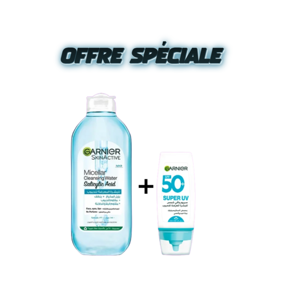 Garnier SUPER UV Anti Acné + MICELLAIRE Anti Acné 400ML