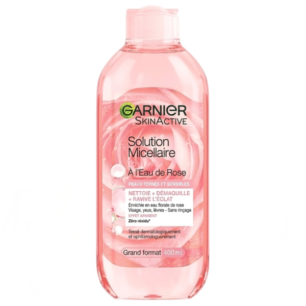 Garnier Solution Micellaire A L&rsquo;eau De Rose 400ml