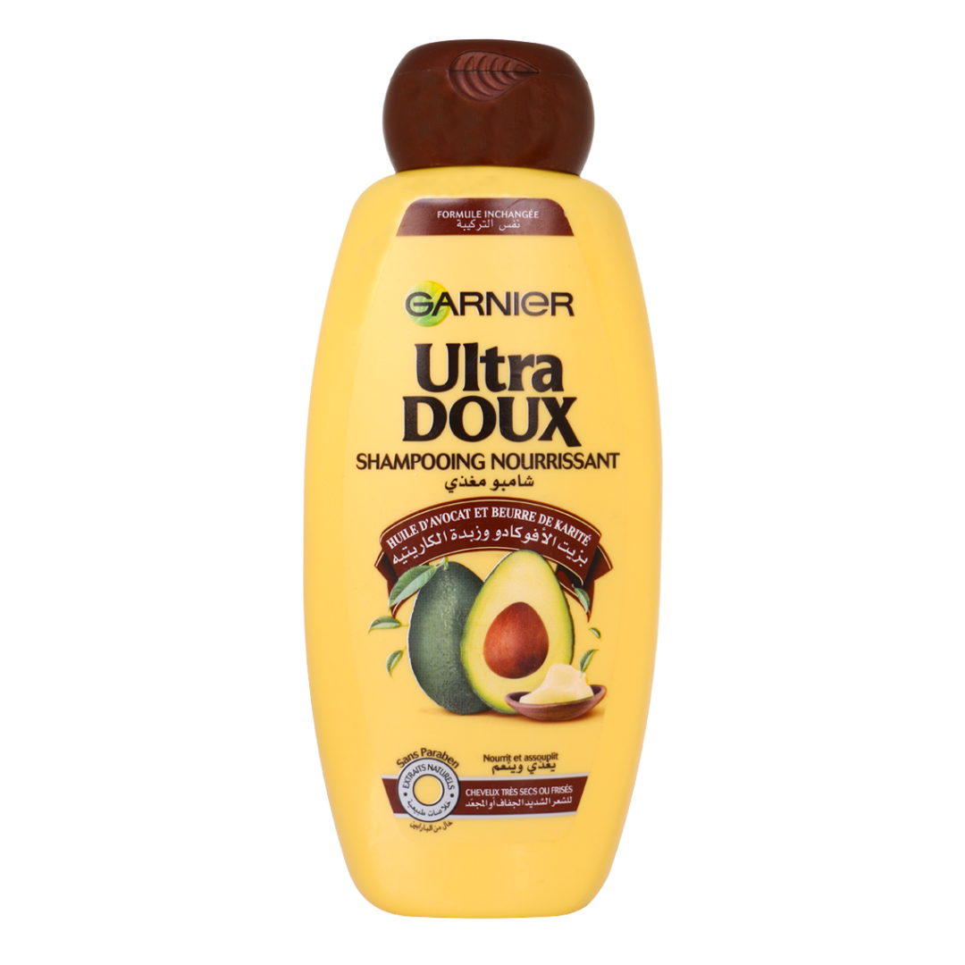 Garnier-Ultra-Doux-Shamp-Avocat-Karite-400ml.png Garnier Ultra Doux Shampoing Avocat Karite 400ml – Image 1