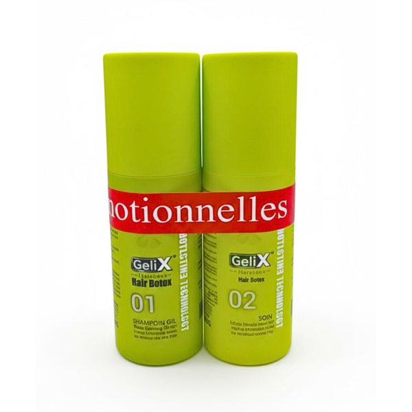 Gelix Duo Pack  » Hair Botox shampoing 01+Hair Botox Keratin 02&Prime;